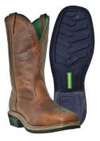 14P243 Western Boots, Steel Toe, 12 In, 9W, PR