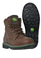 14P278 Boots, Steel Toe, Leather, 6 In, 7-1/2W, PR