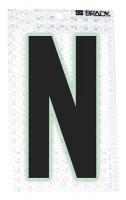 14R123 Ultra Reflective Letter, N, PK 10