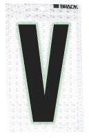 14R131 Ultra Reflective Letter, V, PK 10