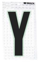 14R134 Ultra Reflective Letter, Y, PK 10