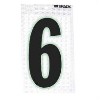 14R142 Ultra Reflective Numbers, 6, PK 10