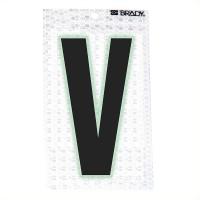 14R167 Ultra Reflective Letter, V, PK 10