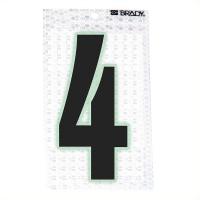 14R176 Ultra Reflective Numbers, 4, 6 In. H, PK 10