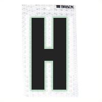 14R189 Ultra Reflective Numbers, H, 6 In. H, PK 10