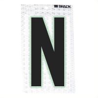 14R195 Ultra Reflective Numbers, N, 6 In. H, PK 10