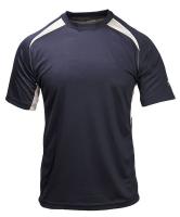 14T647 Short Sleeve Athletic Crew, Navy, S