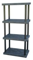 14U091 Bulk Shelving, Solid Top, 4 Shelf, 36x24x75