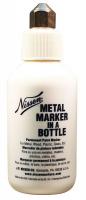 14U124 Metal Marker in a Bottle, White