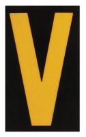 14V837 Reflective Numbers And Letters, V, PK 25