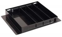 14V925 Divider Tray, 19-1/4 x 14 x2-1/2 In, Black