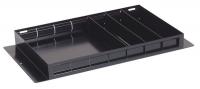 14V926 Divider Tray, 26-1/2 x 14 x2-1/2 In, Black