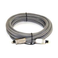 14X072 A/V Cable, Toslink, Metal Connector, 12ft