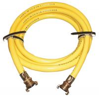 14X298 Inflation Hose, Yellow, 16.4 Ft