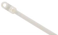 14X863 Cable Tie, 4 In L, Screw Mount, Pk 100