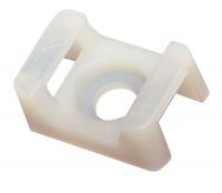 14X883 Cable Tie, 120 Lb Capacity, White, Pk 100