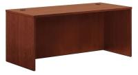 14Y299 Desk, 30 In.D, Medium Cherry