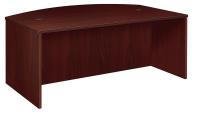 14Y333 Desk, 42 In.D, Mahogany