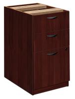 14Y353 Support Pedestal, Box/Box/File, Mahogany