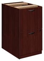 14Y355 Support Pedestal, File/File, Mahogany