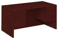 14Y362 Desk, 30 In.D, Mahogany