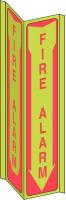 14Z383 Fire Hose Sign, 18 x 7-1/2 In.