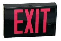 14Z385 Exit Sign, Exit, 7-1/2 x 12-1/4 In.