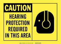 14Z512 Caution Sign, 7 x 10In, BK/YEL, Fiberglass