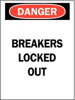 14Z519 Danger Security Sign, 5 x 3-1/2In, MAG, ENG