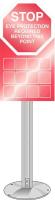 14Z531 Caution Sign, 36 x 18In, WHT/R, ENG, Text, FL