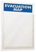 14Z542 Evacuation Map Holder, 15 x 11 In.