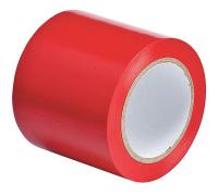 14Z577 Aisle Marking Tape, Roll, 4In W, 108 ft. L
