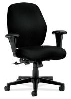14Z773 Work / Task Chair, 250 lb., Black