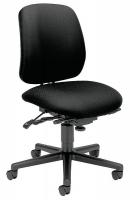 14Z779 Work / Task Chair, 300 lb., Black