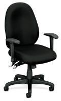 14Z788 Work / Task Chair, 250 lb., Black
