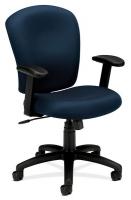 14Z793 Work / Task Chair, 250 lb., Navy