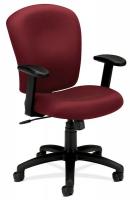 14Z794 Work / Task Chair, 250 lb., Burgundy