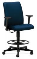 14Z810 Task Stool w/Adjustable Footring, Mariner