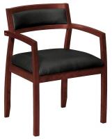 14Z844 Guest / Side Chair, 250 lb., Black