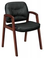 14Z846 Guest / Side Chair, 250 lb., Black
