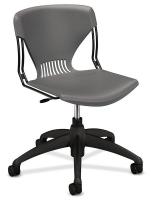 14Z854 Work / Task Chair, 250 lb., Silver Gray