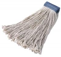 15A680 Wet Mop, Cotton, Cut-End, 16 Oz, 4-Ply, PK 12