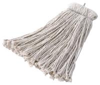 15A682 Wet Mop, Cotton, Bolt-On, 20 Oz, 4-Ply, PK 12