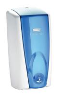 15A693 Soap Dispenser, 1100mL, White/Blue, PK 10