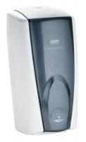 15A697 Soap Dispenser, 1100mL, White/Black, PK 10