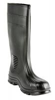15D866 Boots, Steel Toe, PVC, 15 In, Black, 8, PR
