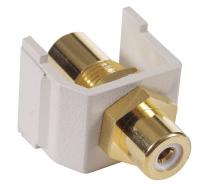 15D926 F/F Coupler, RCA PT, White