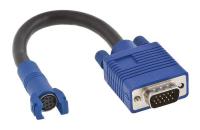 15D956 VGA Connector, 15-Pin to 8-Pin, Blue