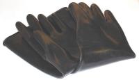 15E784 Rubber Blast Gloves, Pr 1