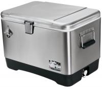 15F170 Chest Cooler, 54 qt., Stainless Steel